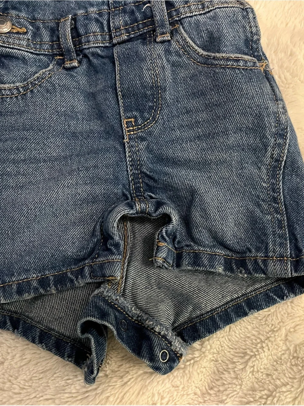 Old Navy Blue Denim Kids Overalls